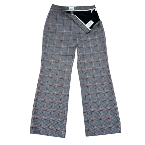 Aritzia Wilfred Kick Flare Plaid Pant Sz. 2 Houndstooth Preppy Academia OldMoney - Picture 9 of 16